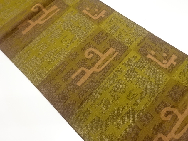 JAPANESE NAGOYA OBI / WOVEN ABSTRACT